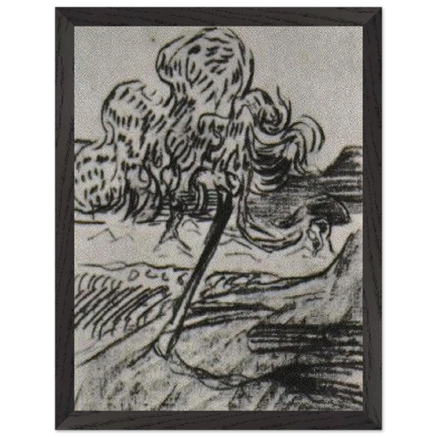 Study of a Fruit Tree by Vincent van Gogh — Framed art print at Zephyeer