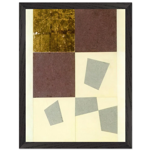 Geometric Collage by Jean Arp — Framed art print at Zephyeer