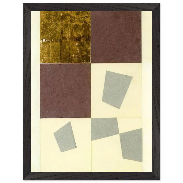 Geometric Collage by Jean Arp — Framed art print at Zephyeer