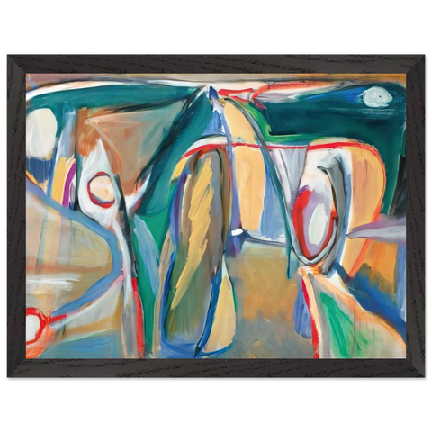 Sans titre Paris, rue Gît-le-Coeur - 1962 by Bram van Velde — Framed art print at Zephyeer