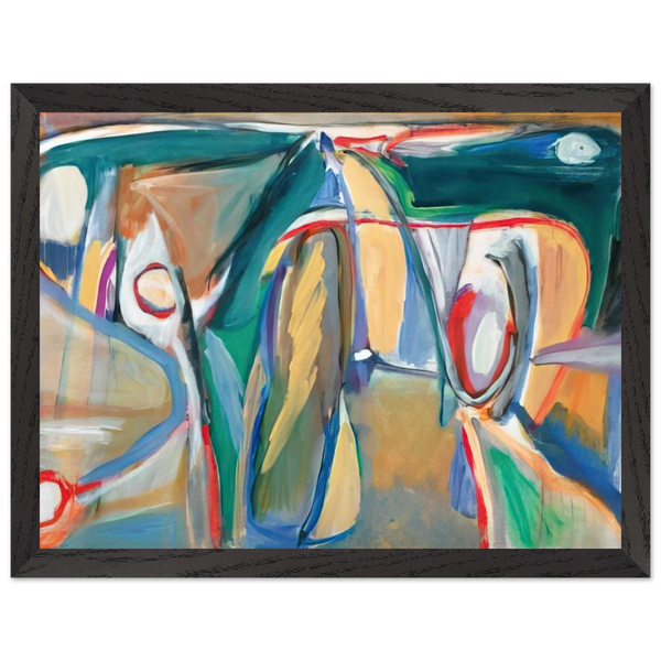 Sans titre Paris, rue Gît-le-Coeur - 1962 by Bram van Velde — Framed art print at Zephyeer