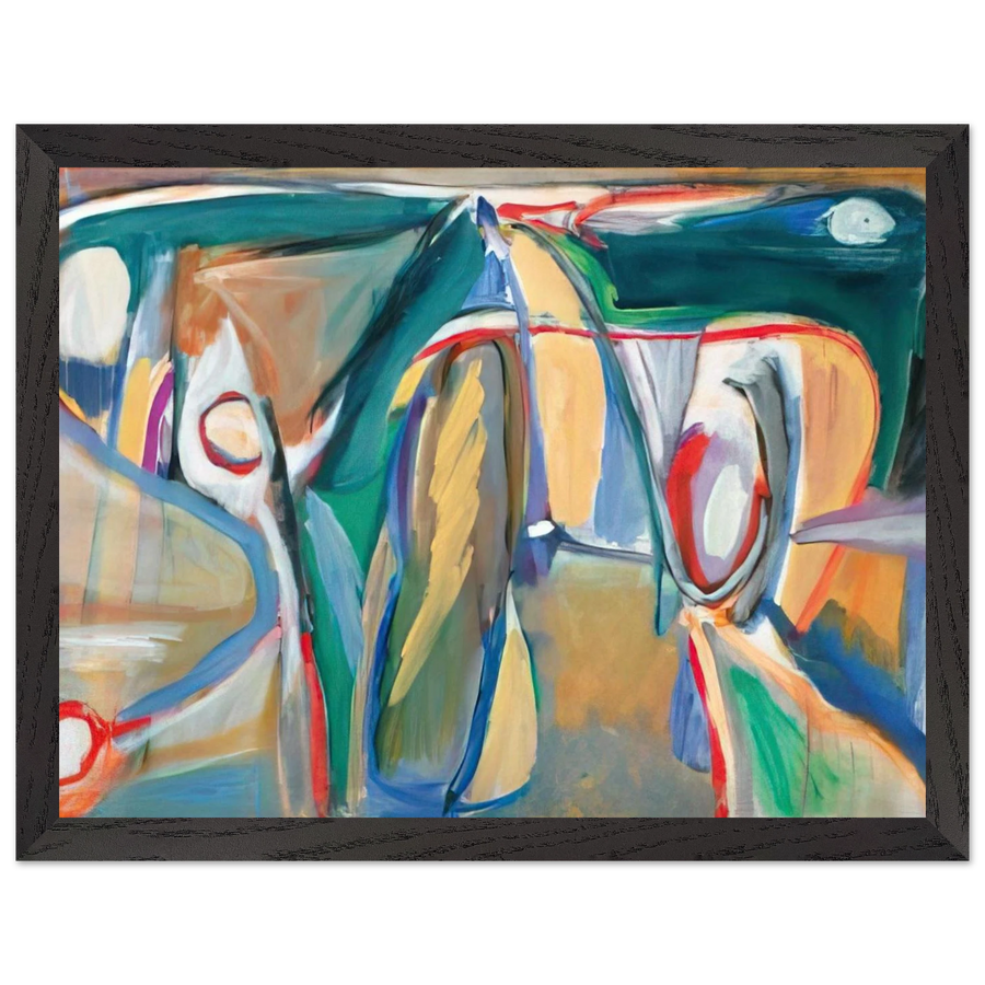 Sans titre Paris, rue Gît-le-Coeur - 1962 by Bram van Velde — Framed art print at Zephyeer
