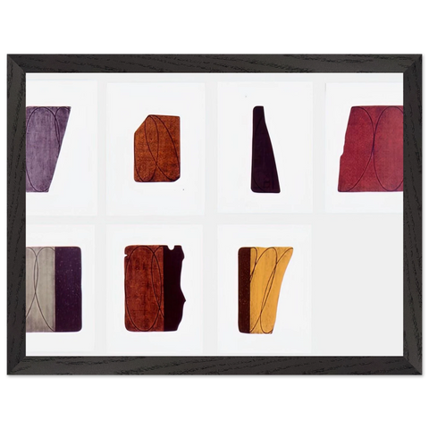 FRAGMENTS I VII 1998 by Robert Mangold — Framed art print at Zephyeer