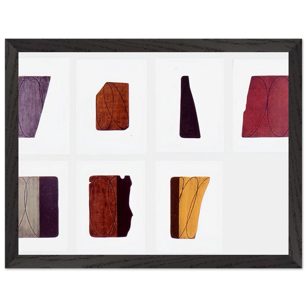 FRAGMENTS I VII 1998 by Robert Mangold — Framed art print at Zephyeer