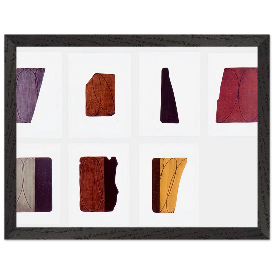FRAGMENTS I VII 1998 by Robert Mangold — Framed art print at Zephyeer