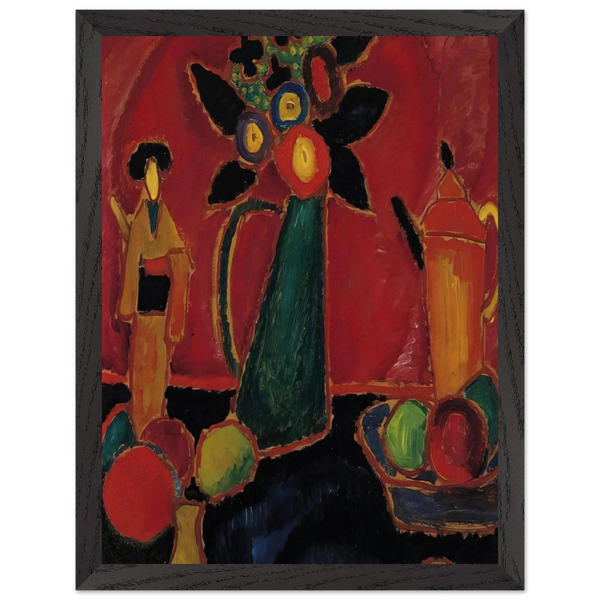 JAPANESE FLOWER 1913 by Alexej von Jawlensky — Framed art print at Zephyeer