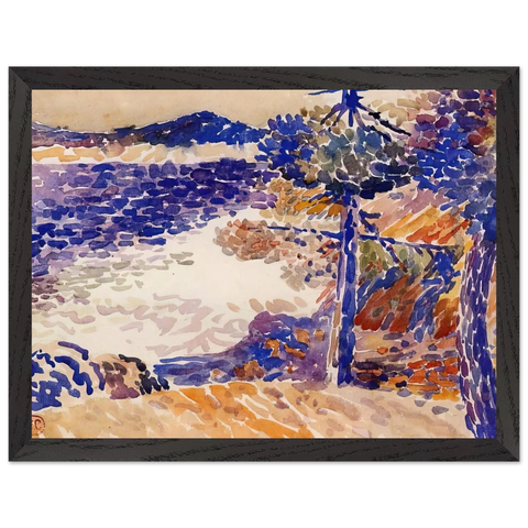 Pines by the Sea by Henri-Edmond Cross — Framed art print at Zephyeer