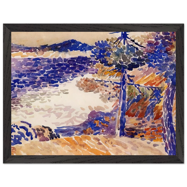 Pines by the Sea by Henri-Edmond Cross — Framed art print at Zephyeer
