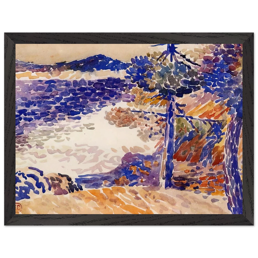 Pines by the Sea by Henri-Edmond Cross — Framed art print at Zephyeer