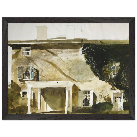 THE HATTON HOUSE 1967 by Andrew Wyeth — Framed art print at Zephyeer