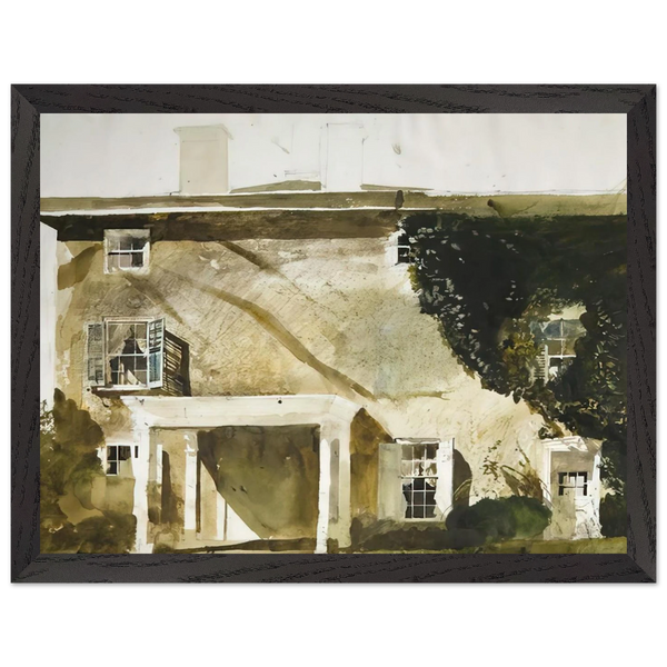 THE HATTON HOUSE 1967 by Andrew Wyeth — Framed art print at Zephyeer