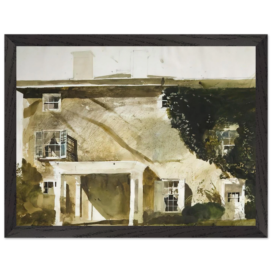 THE HATTON HOUSE 1967 by Andrew Wyeth — Framed art print at Zephyeer