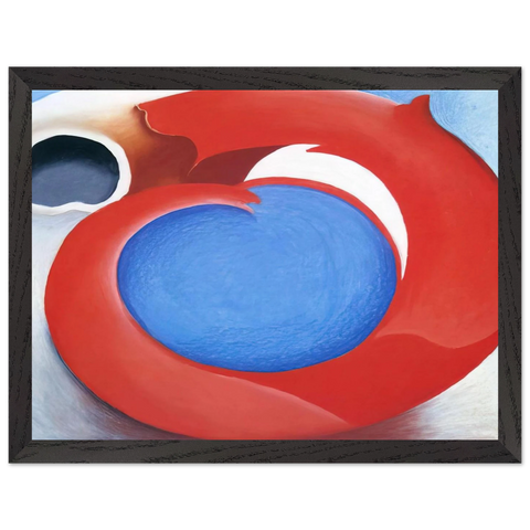 Goat's Horn With Red by Georgia O'Keeffe — Framed art print at Zephyeer