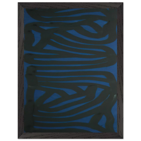 Blue Vertical by Sol LeWitt — Framed art print at Zephyeer