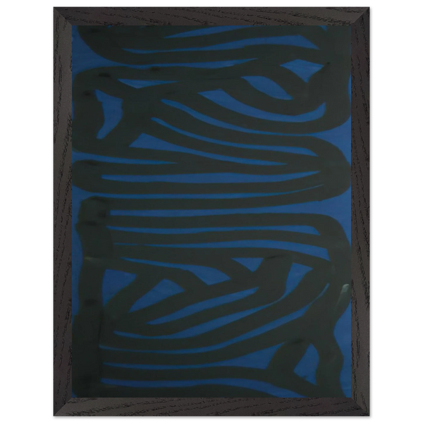 Blue Vertical by Sol LeWitt — Framed art print at Zephyeer