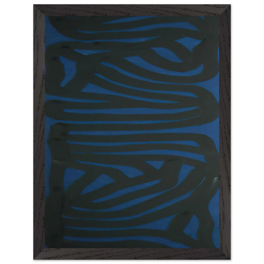Blue Vertical by Sol LeWitt — Framed art print at Zephyeer