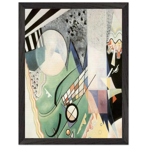 GREEN COMPOSITION 1923 by Wassily Kandinsky — Framed art print at Zephyeer