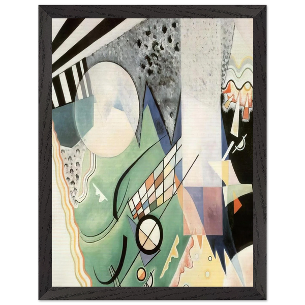 GREEN COMPOSITION 1923 by Wassily Kandinsky — Framed art print at Zephyeer