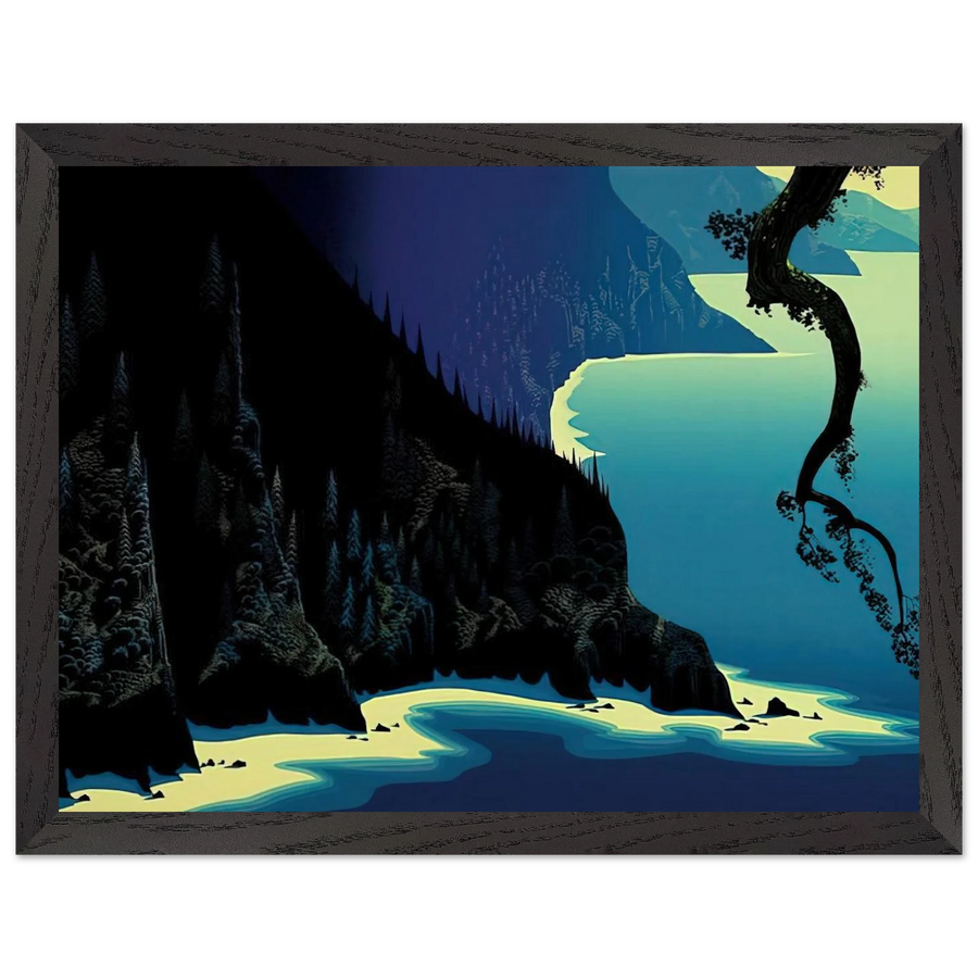 Big Sur by Eyvind Earle — Framed art print at Zephyeer