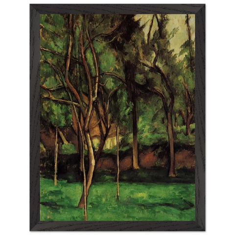 Orchard by Paul Cézanne — Framed art print at Zephyeer