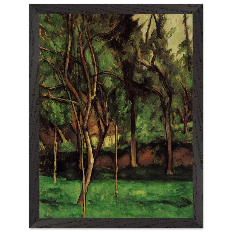 Orchard by Paul Cézanne — Framed art print at Zephyeer