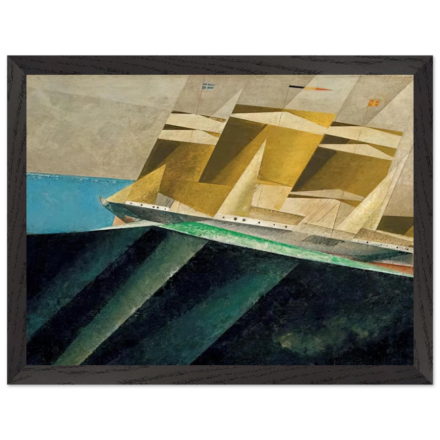 MID OCEAN 1937 by Lyonel Feininger — Framed art print at Zephyeer
