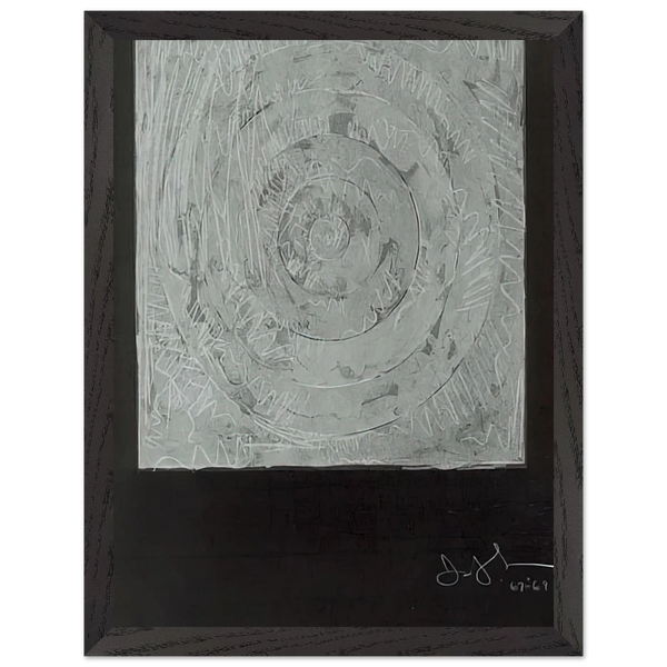 WHITE TARGET 1969 by Jasper Johns — Framed art print at Zephyeer