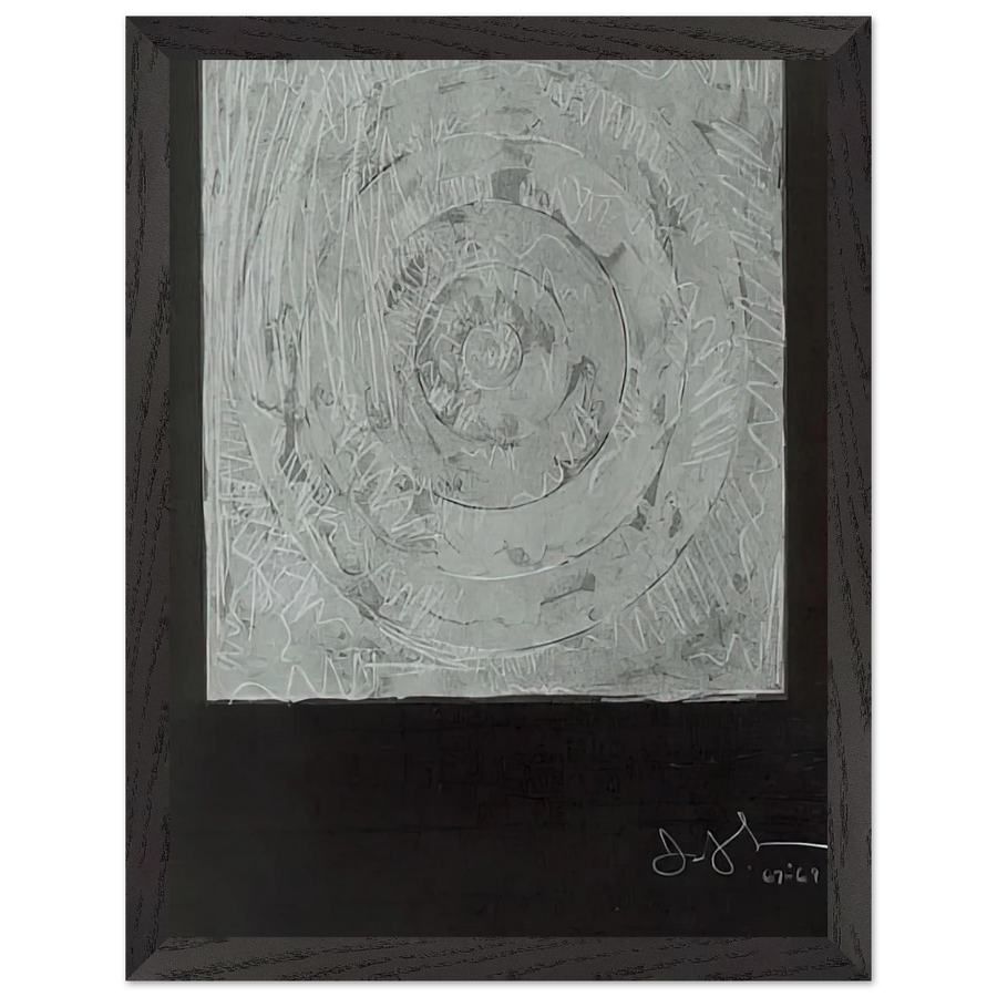 WHITE TARGET 1969 by Jasper Johns — Framed art print at Zephyeer