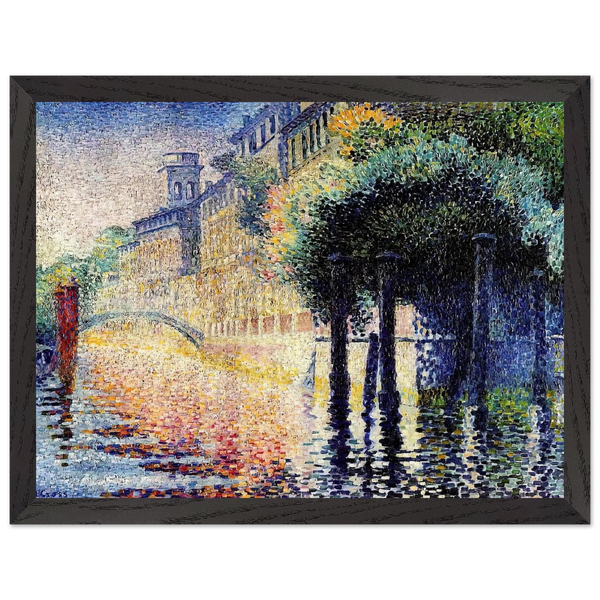 Rio San Trovaso, Venice by Henri-Edmond Cross — Framed art print at Zephyeer