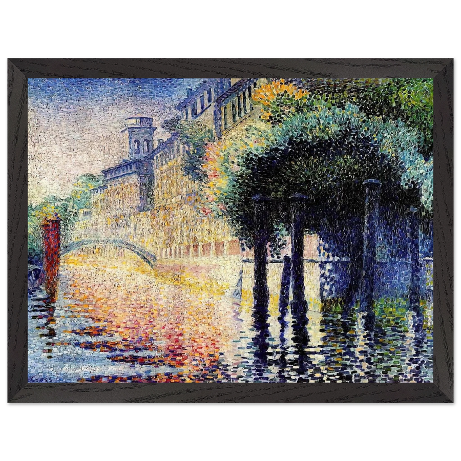 Rio San Trovaso, Venice by Henri-Edmond Cross — Framed art print at Zephyeer