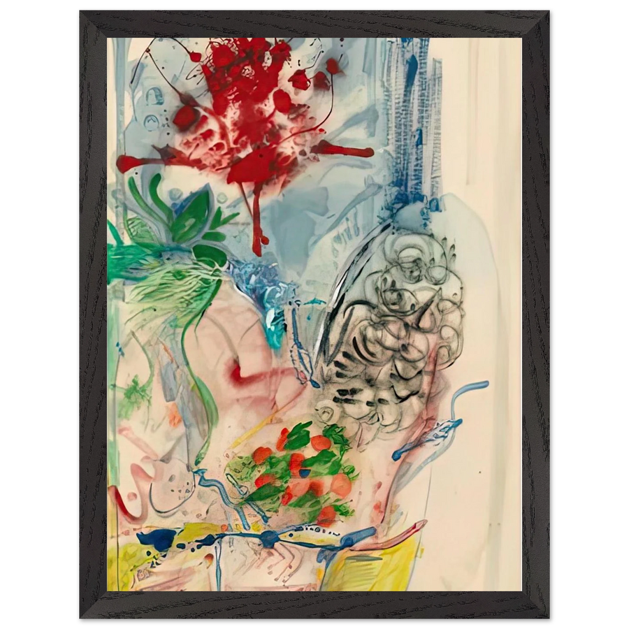 L’Amour Toujours L’Amour, 1957- by Helen Frankenthaler — Framed art print at Zephyeer