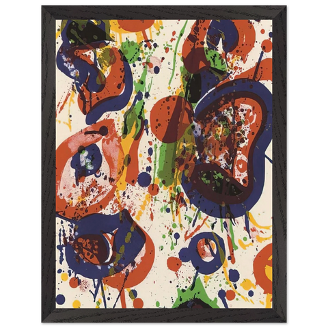 Untitled  from Pasadena Box   Lembark L59 by Sam Francis — Framed art print at Zephyeer