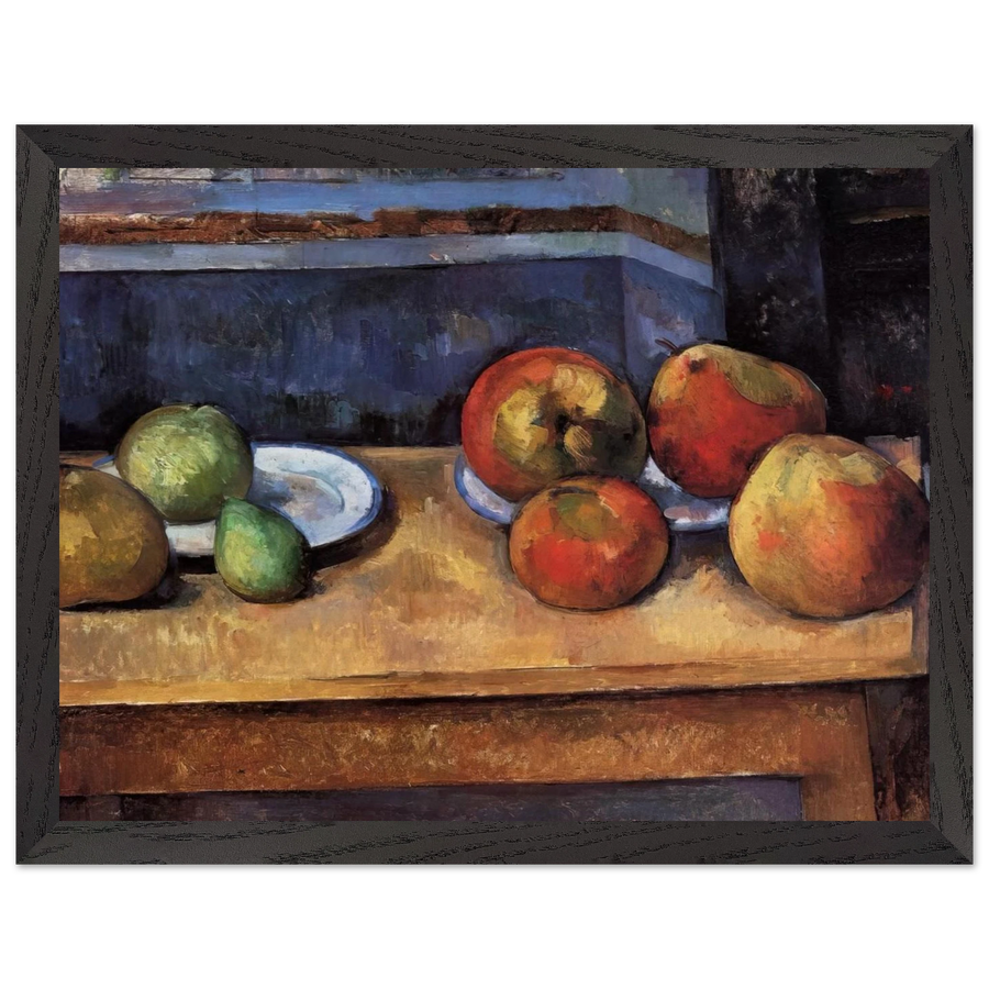 Still Life Apples and Pears by Paul Cézanne — Framed art print at Zephyeer