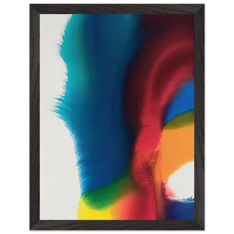 Rainbow Bleed by Paul Jenkins — Framed art print at Zephyeer