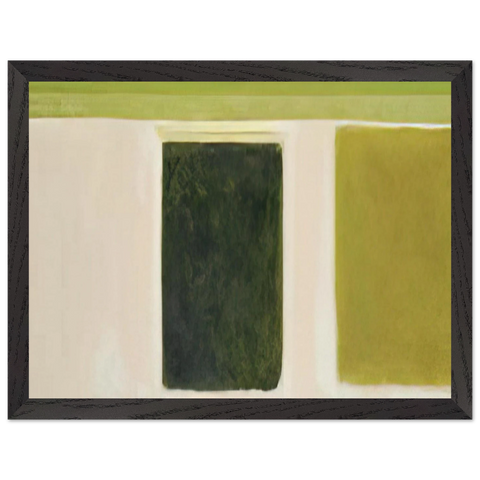 Double Green Sun-Box - 1967 by Theodoros Stamos — Framed art print at Zephyeer