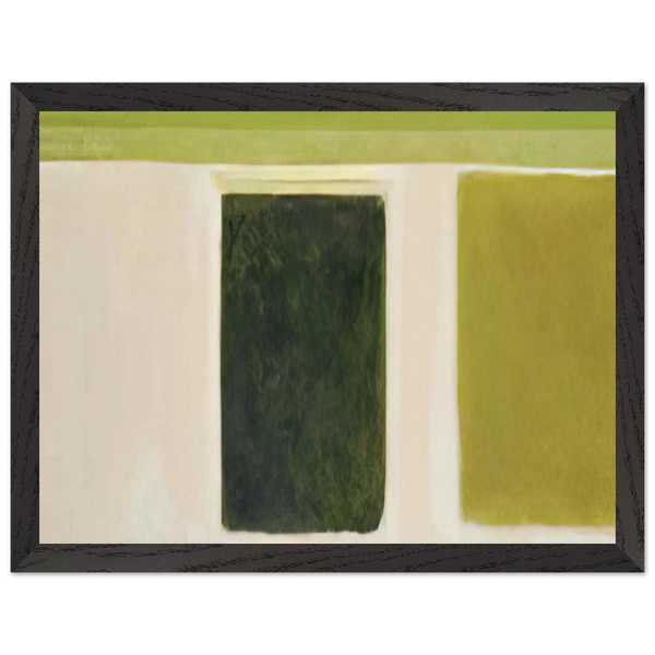 Double Green Sun-Box - 1967 by Theodoros Stamos — Framed art print at Zephyeer