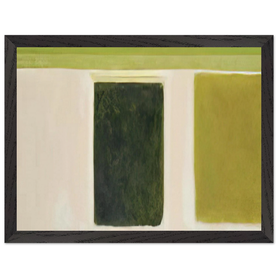Double Green Sun-Box - 1967 by Theodoros Stamos — Framed art print at Zephyeer