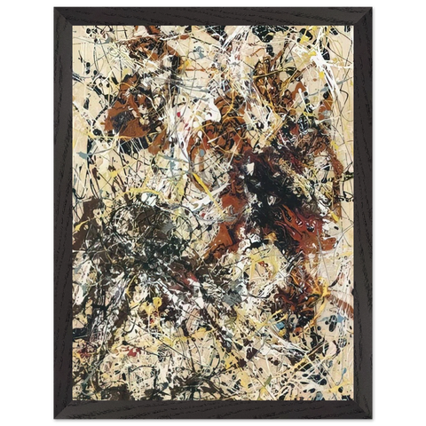 NUMBER 12 1949 by Jackson Pollock — Framed art print at Zephyeer