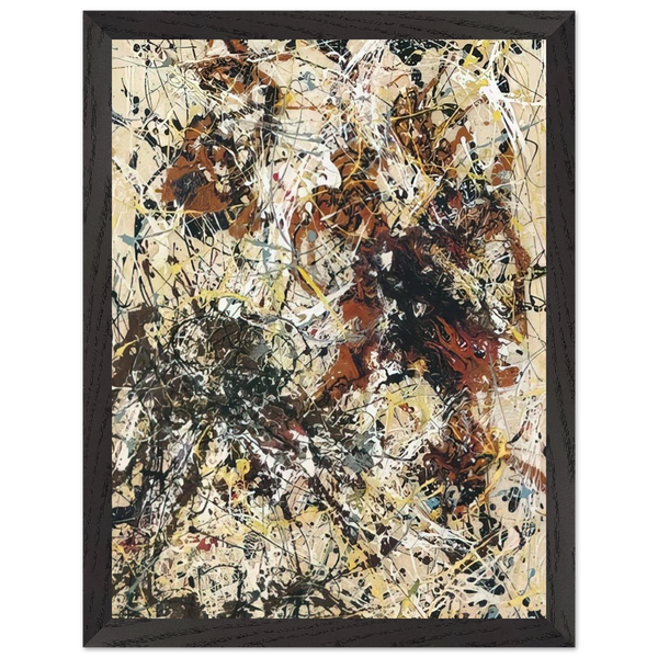 NUMBER 12 1949 by Jackson Pollock — Framed art print at Zephyeer
