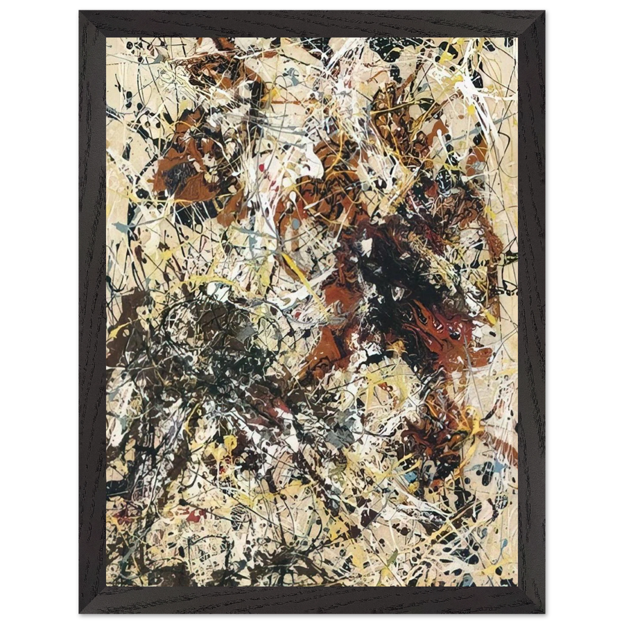 NUMBER 12 1949 by Jackson Pollock — Framed art print at Zephyeer