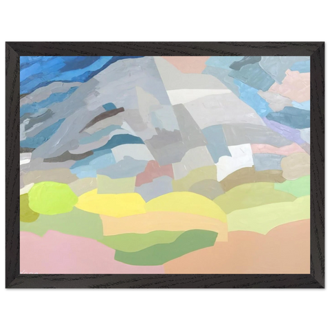 Mount Tamalpais - 1985 by Etel Adnan — Framed art print at Zephyeer