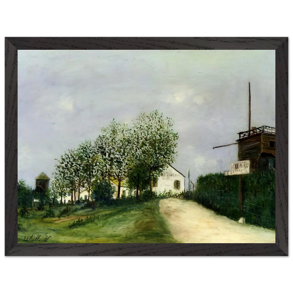 MOULIN IN SANNOIS by Maurice Utrillo — Framed art print at Zephyeer