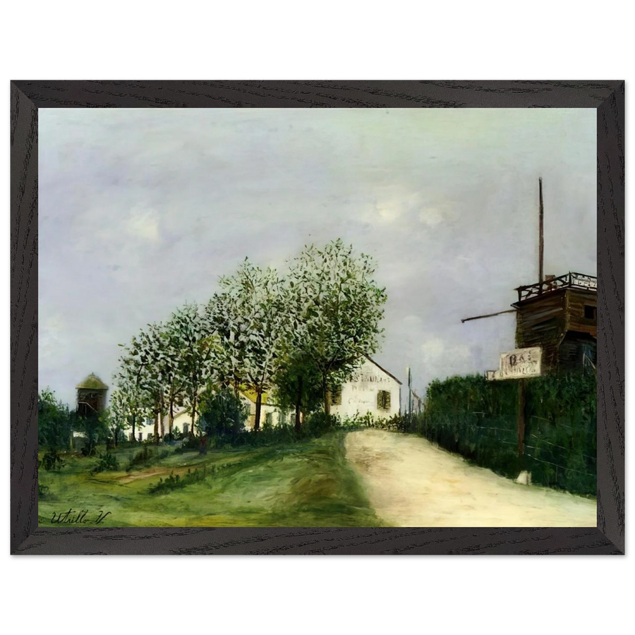 MOULIN IN SANNOIS by Maurice Utrillo — Framed art print at Zephyeer