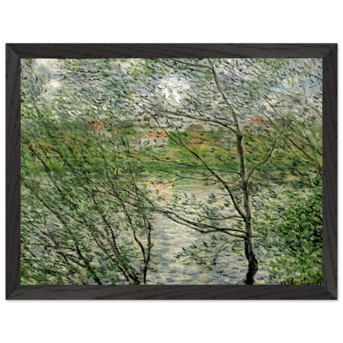 The Isle Grande-Jatte on the Siene by Claude Monet — Framed art print at Zephyeer