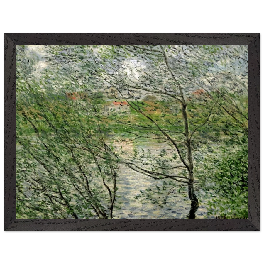 The Isle Grande-Jatte on the Siene by Claude Monet — Framed art print at Zephyeer