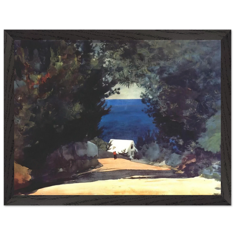 ROAD IN BERMUDA by Winslow Homer — Framed art print at Zephyeer