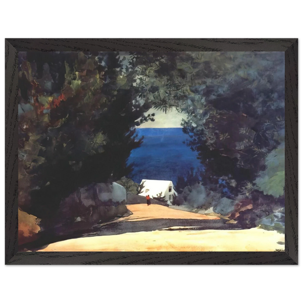 ROAD IN BERMUDA by Winslow Homer — Framed art print at Zephyeer