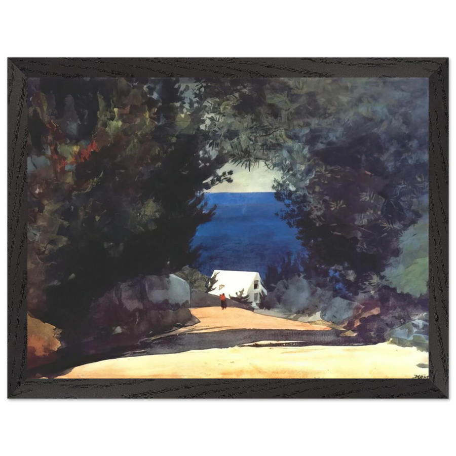ROAD IN BERMUDA by Winslow Homer — Framed art print at Zephyeer