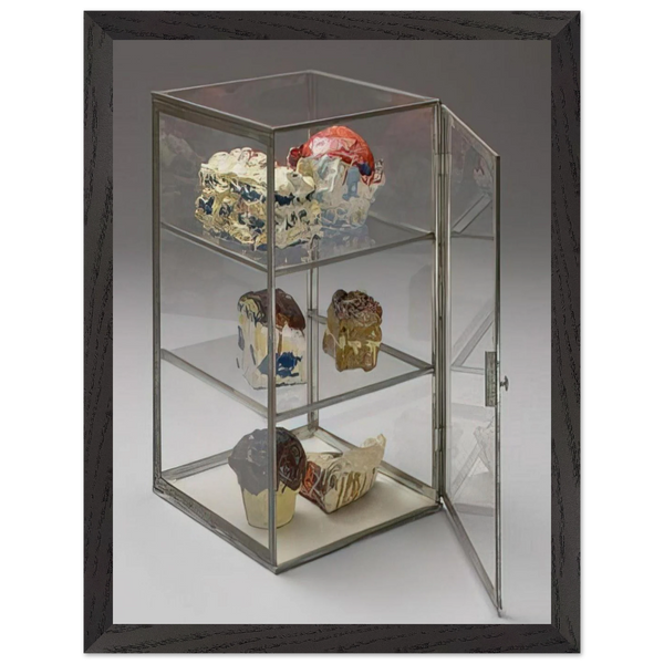 PASTRY CASE 1961 by Claes Oldenburg — Framed art print at Zephyeer
