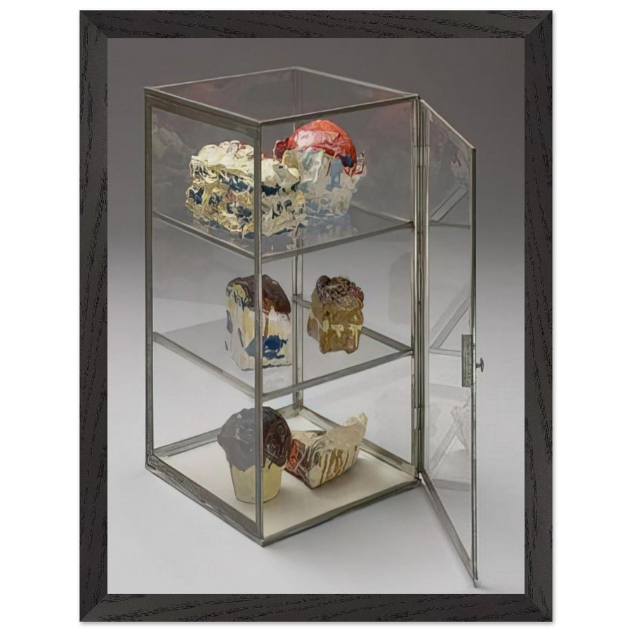 PASTRY CASE 1961 by Claes Oldenburg — Framed art print at Zephyeer